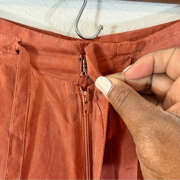 Peruvian Connection Paprika Margot Pants Size 4 Wide Leg Drawstring Soft Luxe - Picture 7 of 14